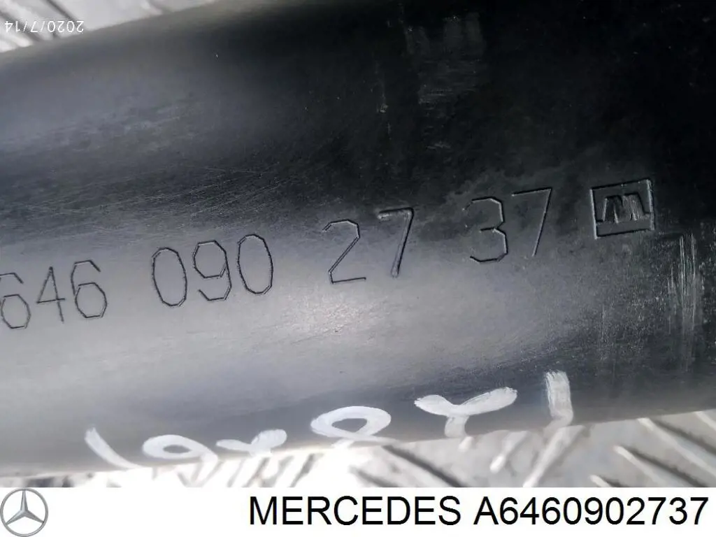 Compre A6460902737 Mercedes Cano derivado de ar, da válvula de borboleta
