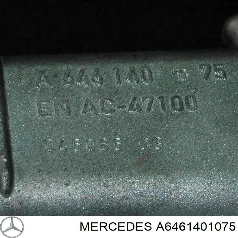 A6461401075 Mercedes Radiador do sistema EGR de recirculação dos gases de escape