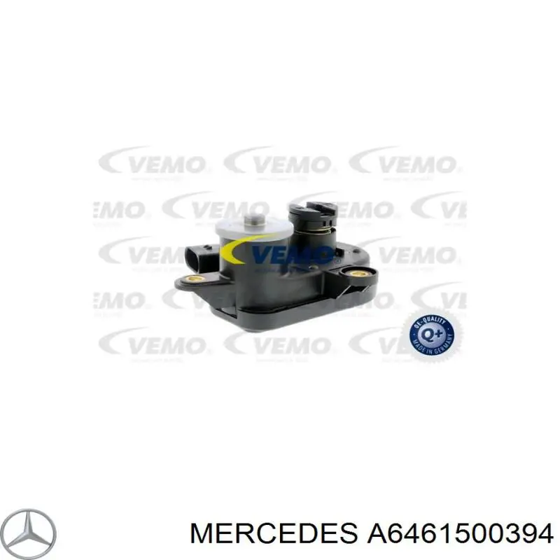 A6461500394 Mercedes Válvula (atuador) de acionamento das comportas de tubo coletor de admissão