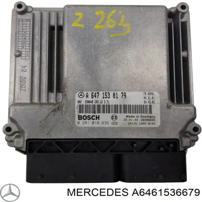 A6461531279 Mercedes Módulo de direção (Centralina eletrônica) de motor