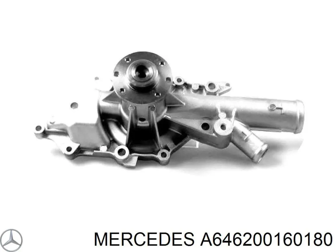 A646200160180 Mercedes Bomba de água (bomba) de esfriamento