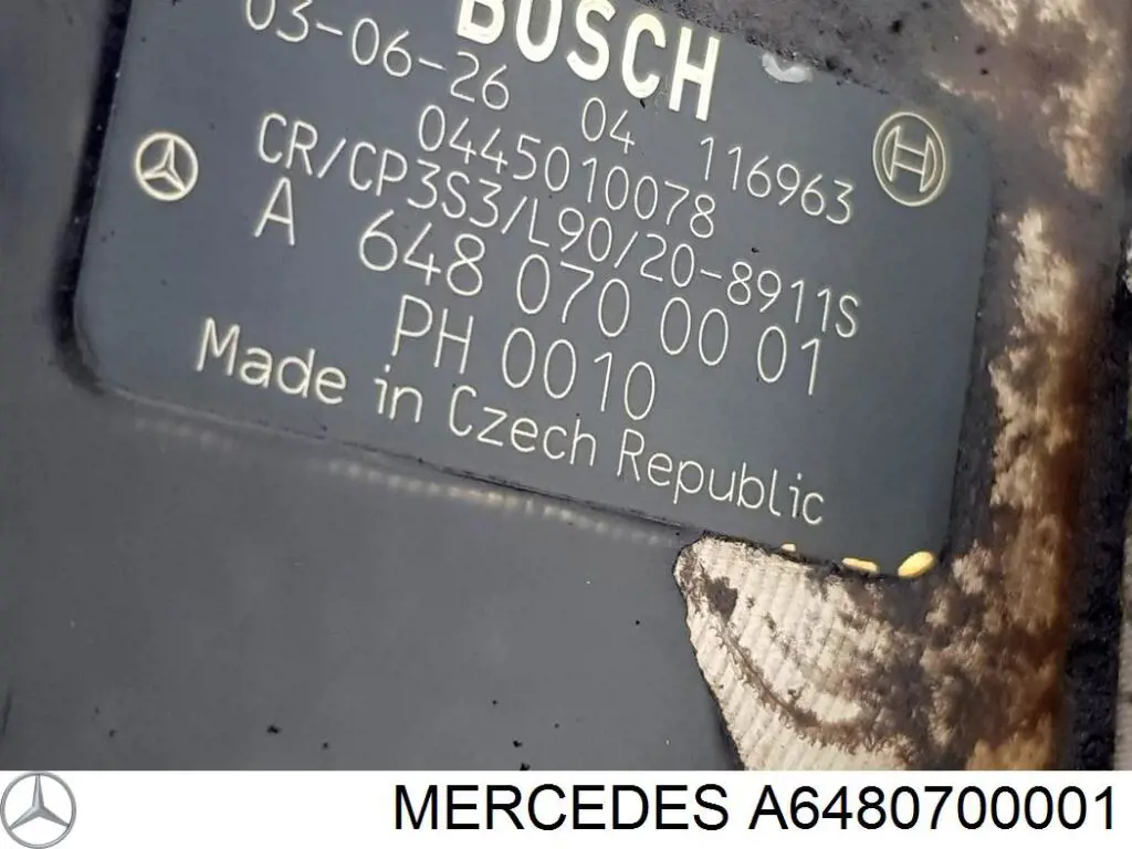 Bomba de combustível de pressão alta Mercedes A6480700001 preço, a partir de 171,96 USD