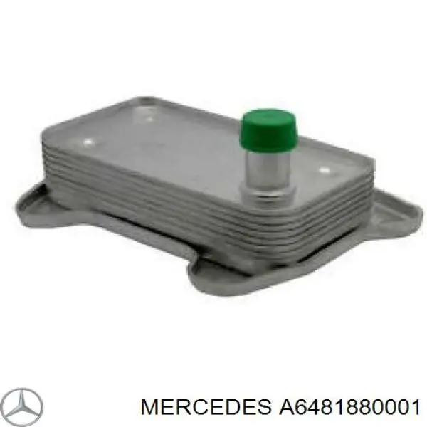 A6481880001 Mercedes Radiador de óleo