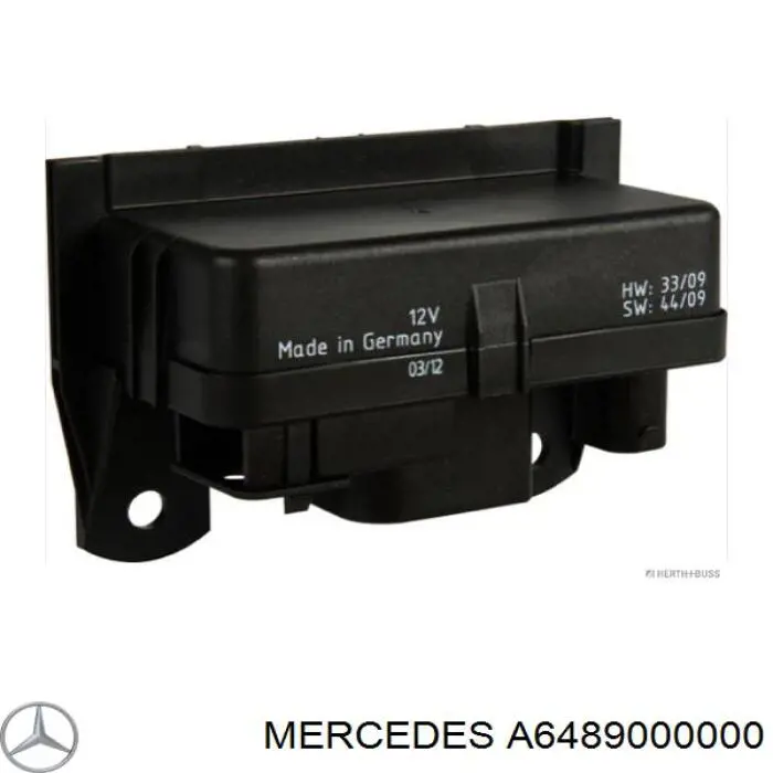 A6489000000 Mercedes Relê das velas de incandescência