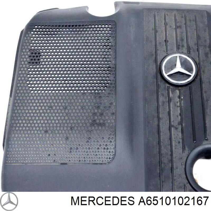 A6510102167 Mercedes Tampa de motor decorativa