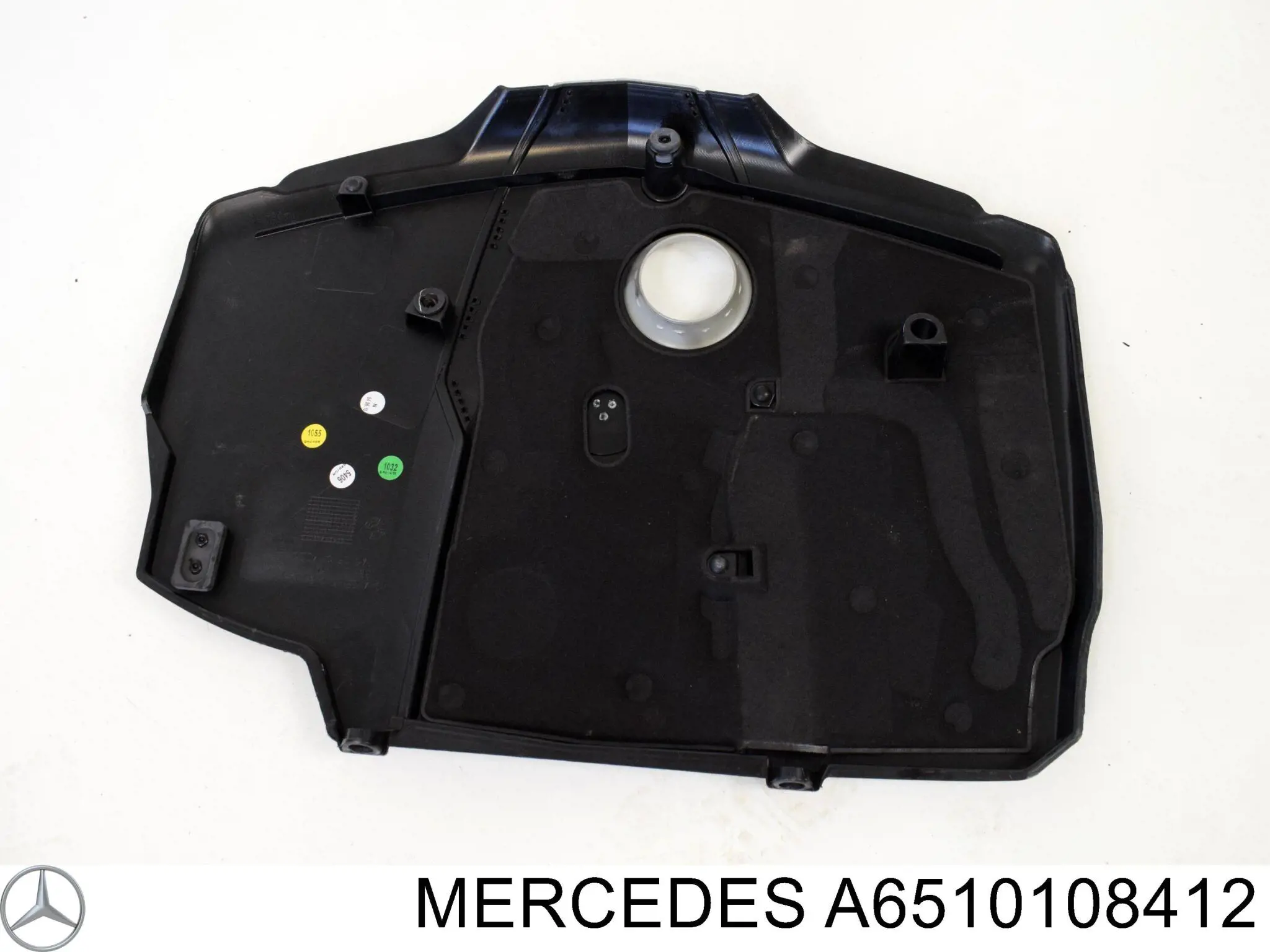 A6510108412 Mercedes Tampa de motor decorativa