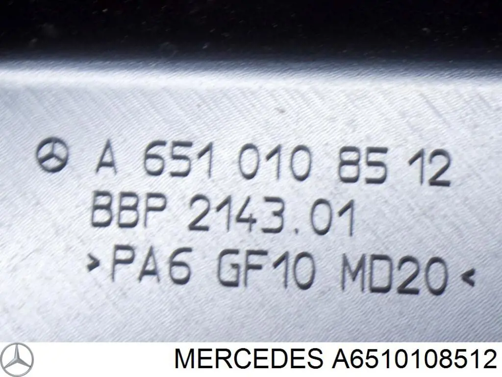 Compre A6510108512 Mercedes Tampa de motor decorativa