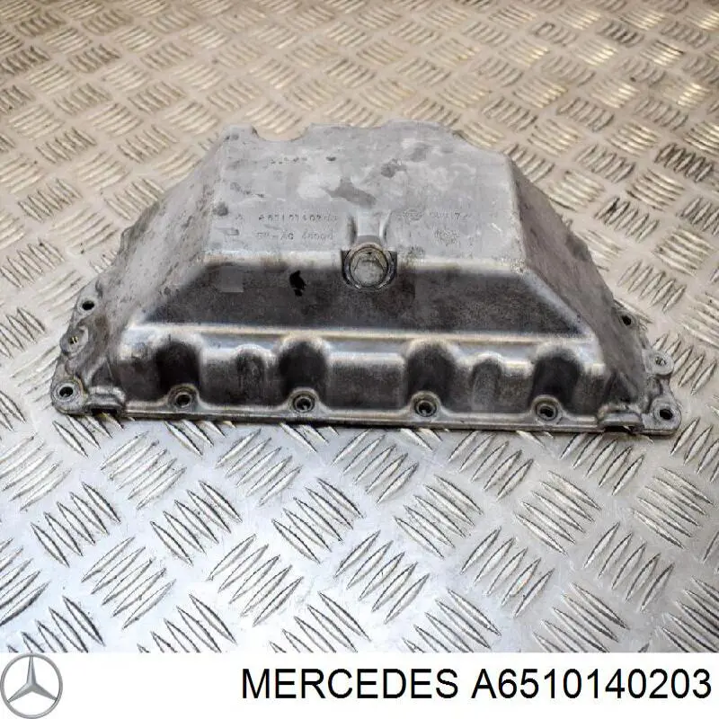 A6510140203 Mercedes Panela de óleo de cárter do motor, parte inferior