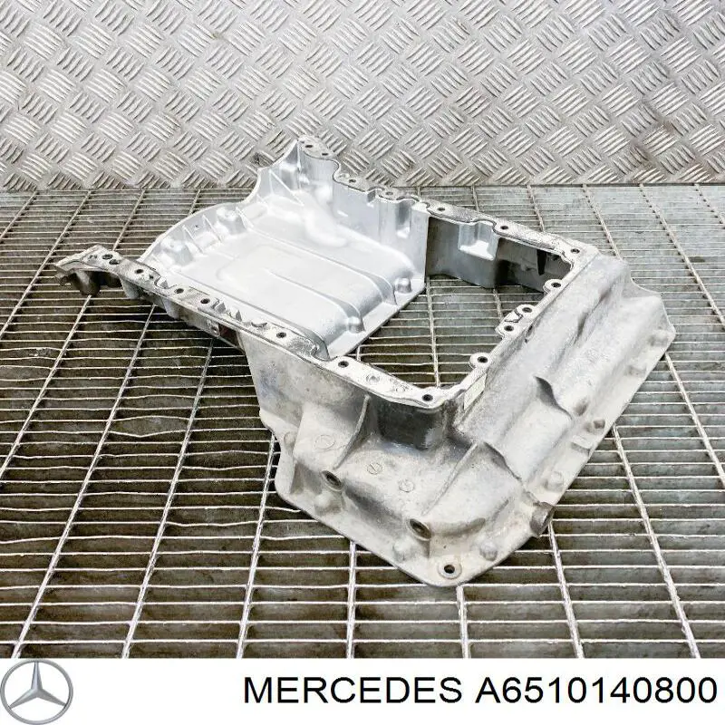 A6510140800 Mercedes Panela de óleo de cárter do motor, parte superior