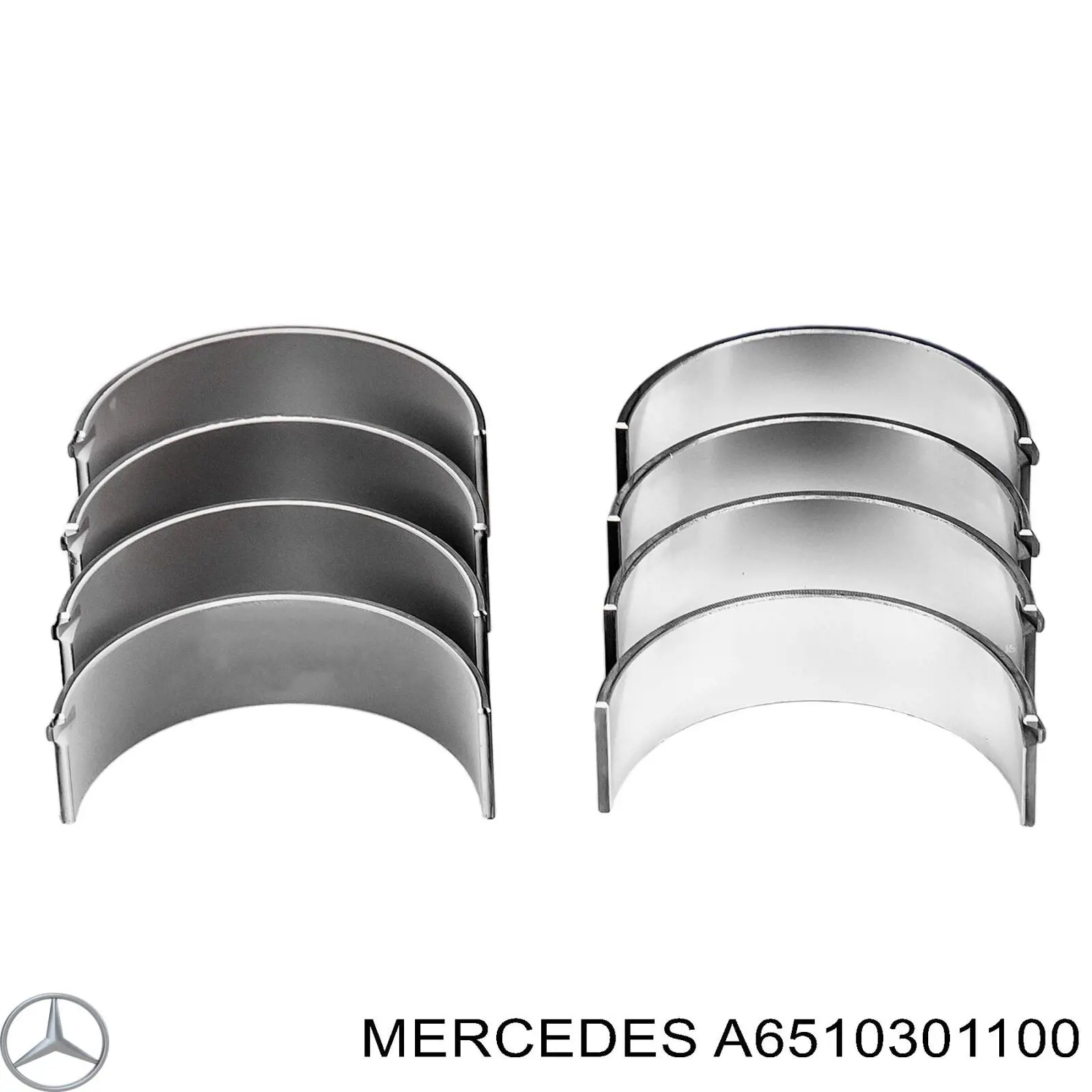 Folhas inseridas de cambota de biela, kit, padrão (STD) Mercedes A6510301100 preço, a partir de 34,49 USD