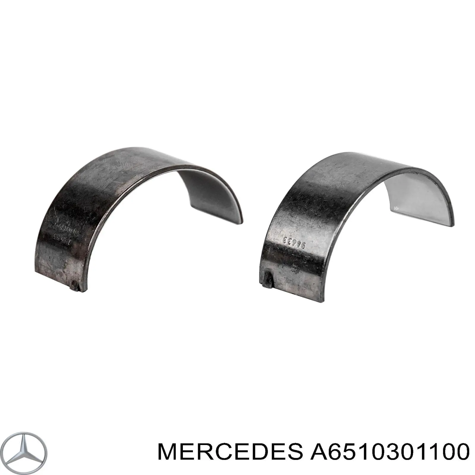 Compre A6510301100 Mercedes Folhas inseridas de cambota de biela, kit, padrão (STD)