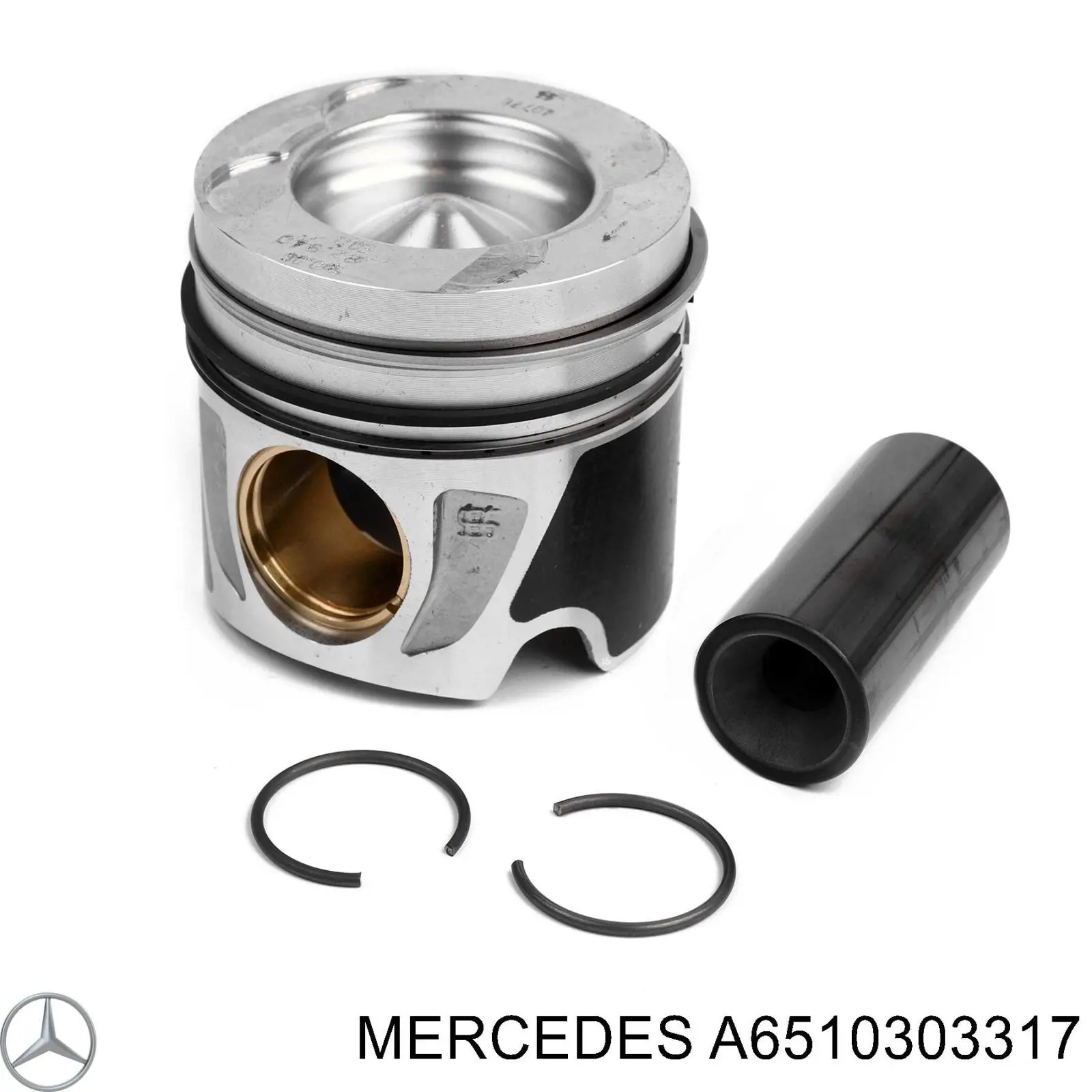 Compre A6510303317 Mercedes Pistão do kit para 1 cilindro, STD