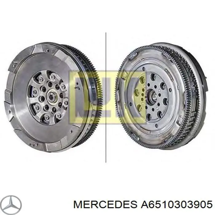 A6510303905 Mercedes Volante de motor