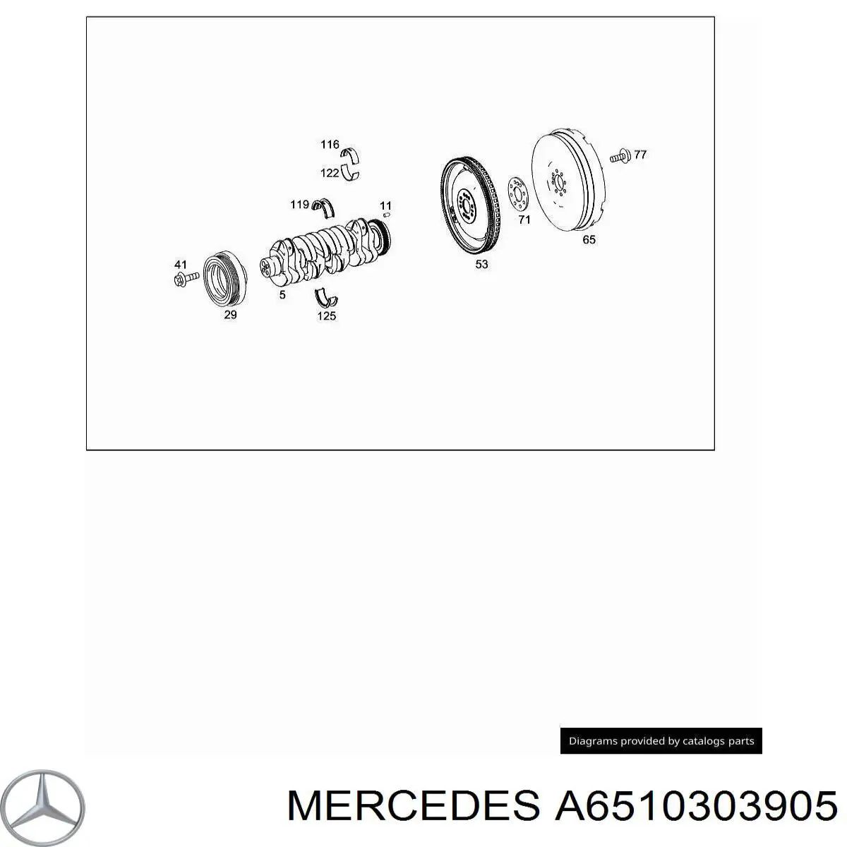 Volante de motor Mercedes 6510303905 preço, a partir de 64,70 USD
