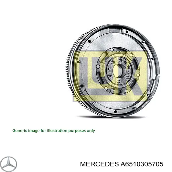 A6510305705 Mercedes Volante de motor