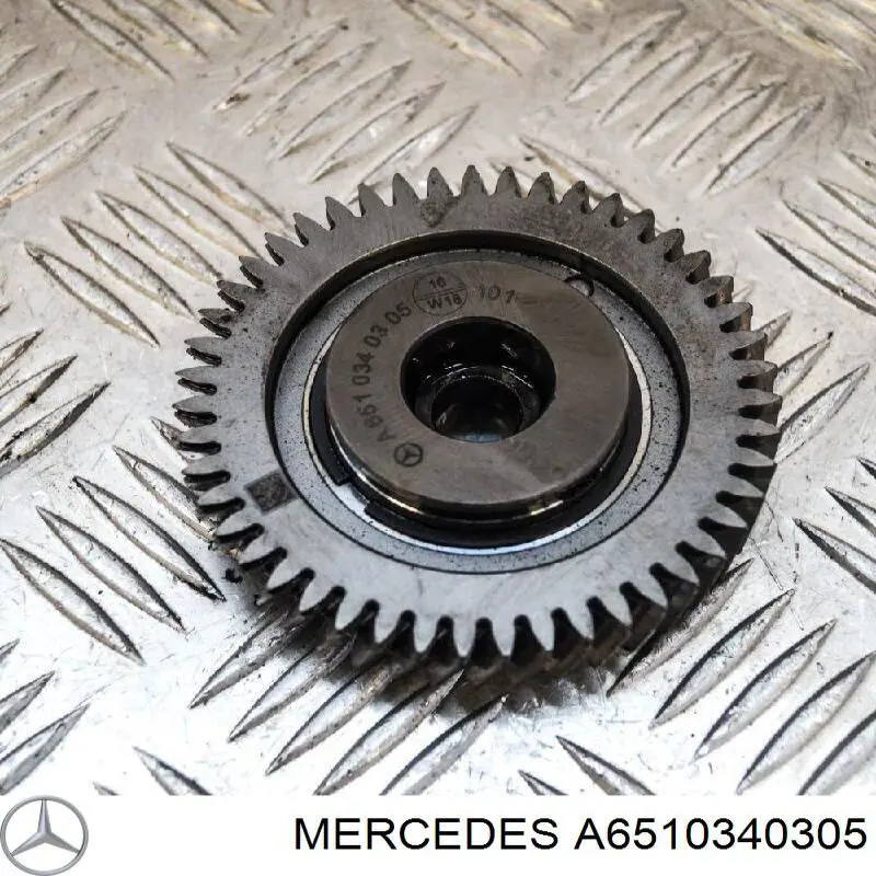 A6510340305 Mercedes Rolamento de engrenagem intermédia do mecanismo de distribuição de gás
