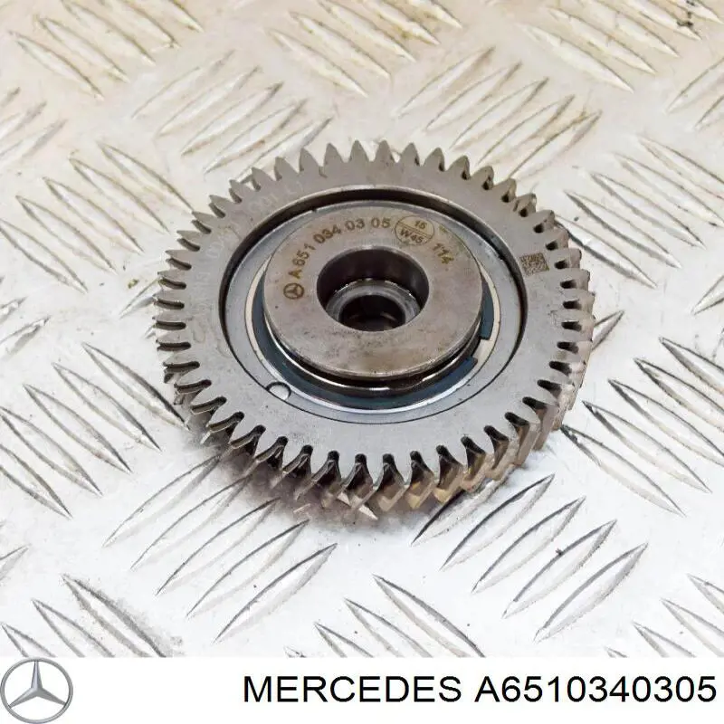 Rolamento de engrenagem intermédia do mecanismo de distribuição de gás A6510340205 Mercedes