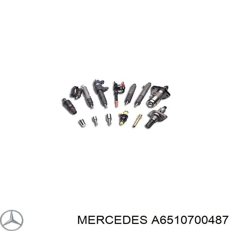 Compre A6510700487 Mercedes Injetor de injeção de combustível