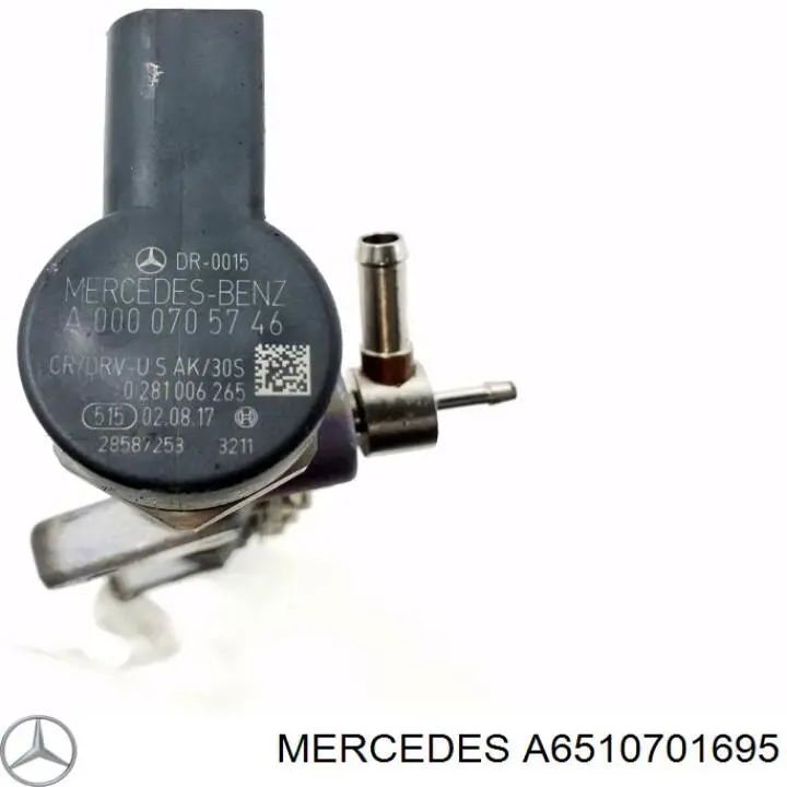 Distribuidor de combustível (rampa) Mercedes A6510701695 preço, a partir de 613,93 USD