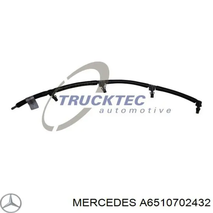 Compre A6510702432 Mercedes Tubo de combustível, inverso desde os injetores
