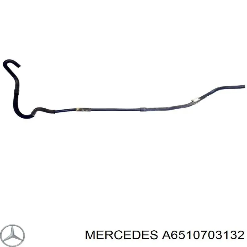 A6510703132 Mercedes Tubo de impulsionador de vácuo dos freios