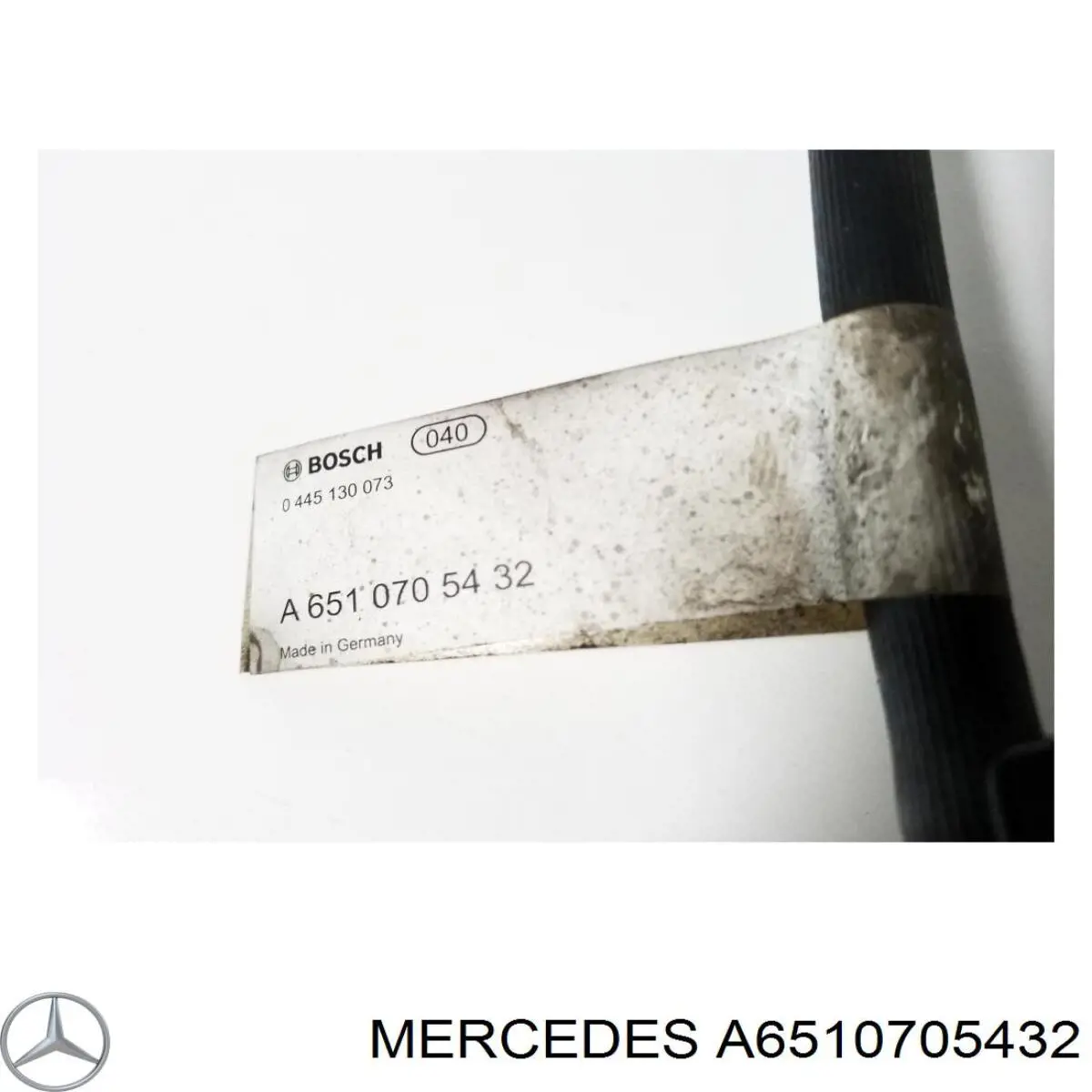 Tubo de combustível, inverso desde os injetores Mercedes A6510705432 preço, a partir de 43,70 USD