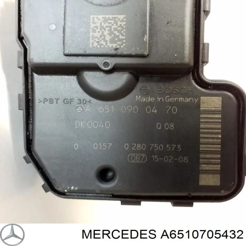 Tubo de combustível, inverso desde os injetores A6510705432 Mercedes