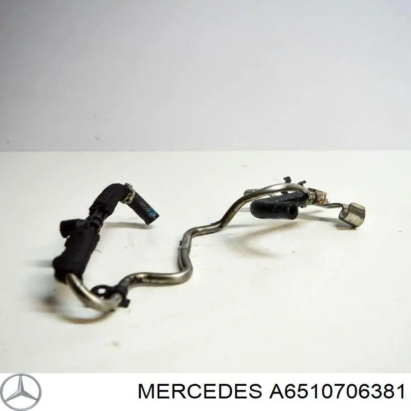 A651070638164 Mercedes Tubo de combustível, inverso desde os injetores