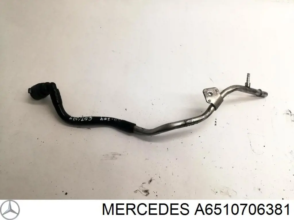 Tubo de combustível, inverso desde os injetores Mercedes A651070638164 preço, a partir de 252,42 USD