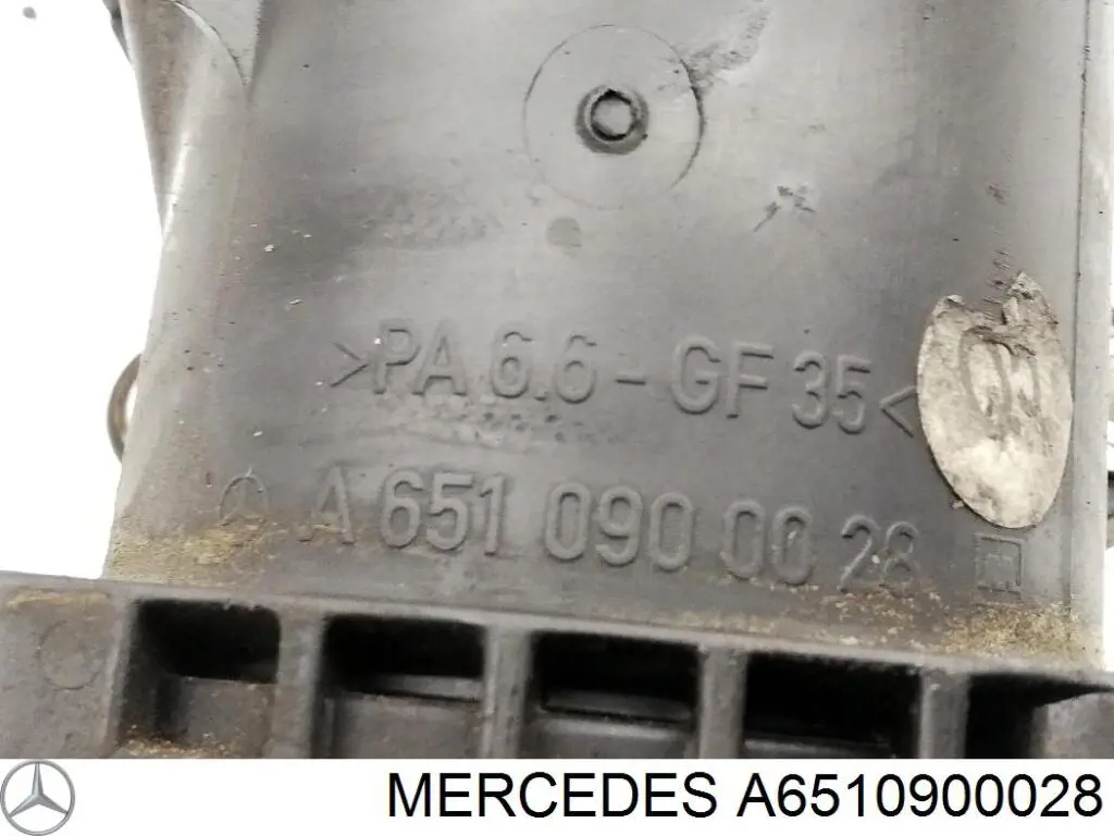 Compre A6510900028 Mercedes Cano derivado de ar, da válvula de borboleta