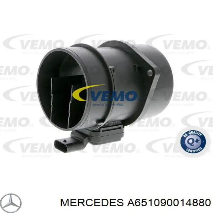 Sensor de fluxo (consumo) de ar, medidor de consumo M.A.F. - (Mass Airflow) Mercedes A651090014880 preço, a partir de 76,62 USD