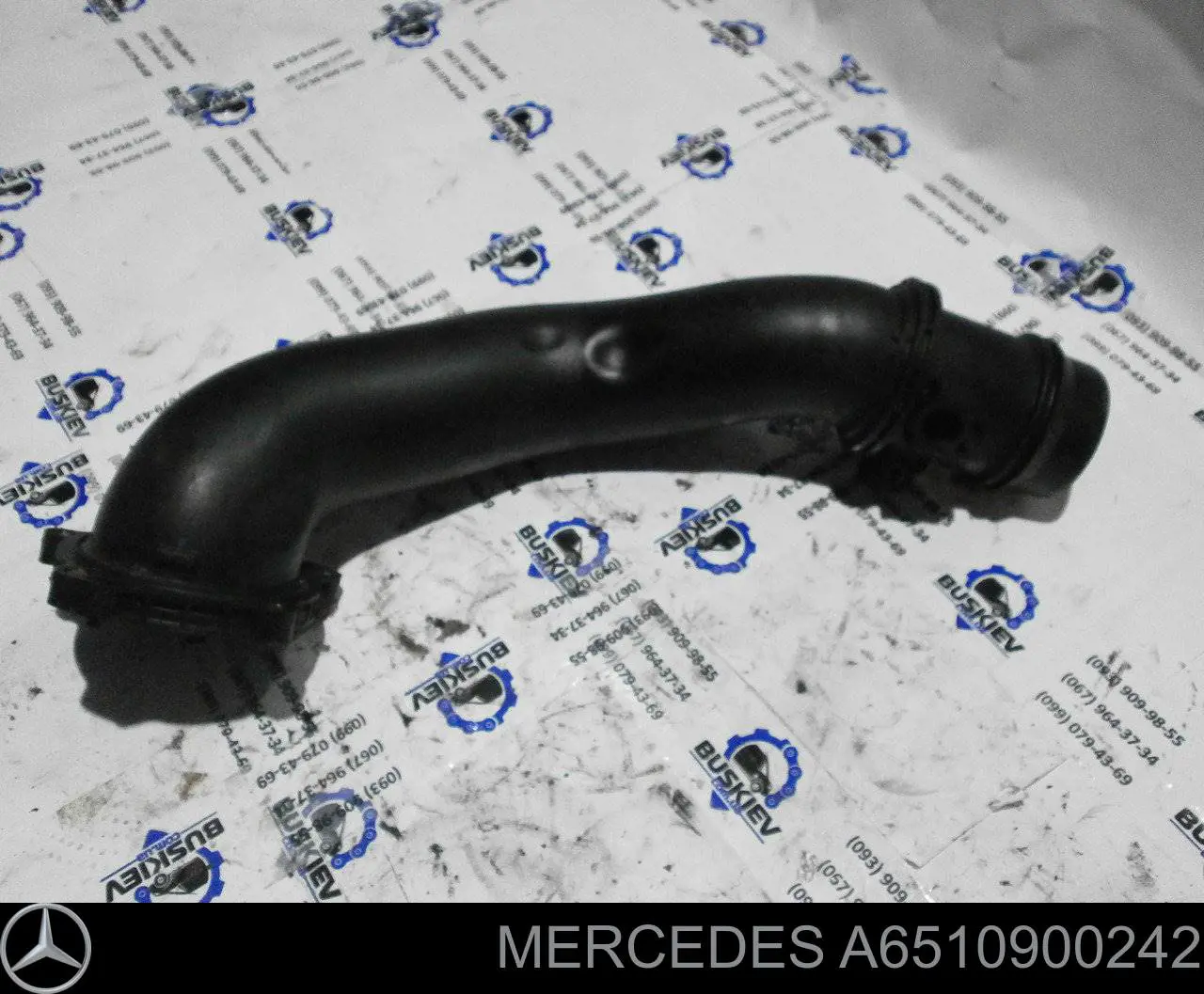A6510900242 Mercedes Mangueira (cano derivado) de intercooler