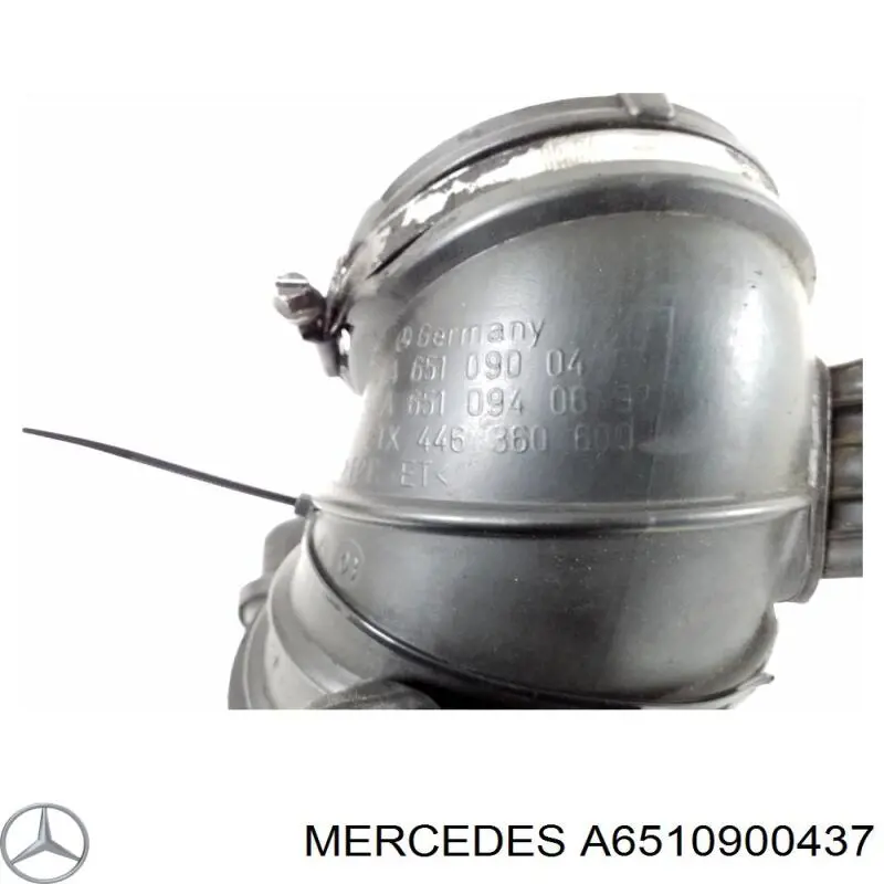 Compre A6510900437 Mercedes Cano derivado de ar, saída de filtro de ar