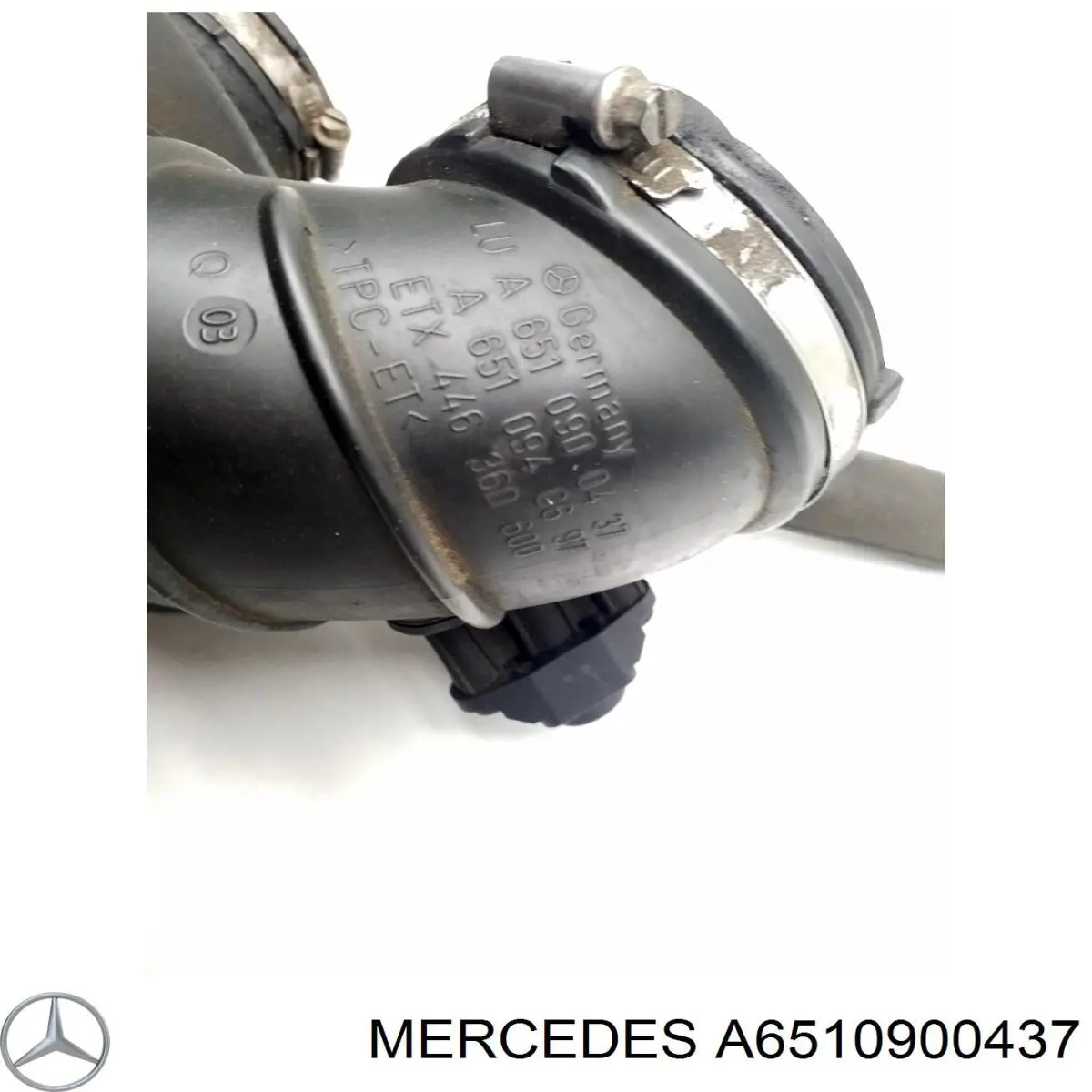 Cano derivado de ar, saída de filtro de ar Mercedes A6510900437 preço, a partir de 80,09 USD