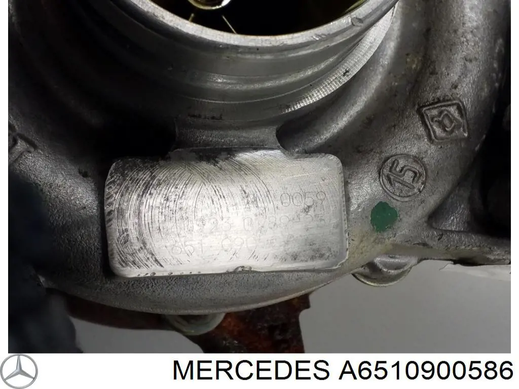 A6510900586 Mercedes Turbina