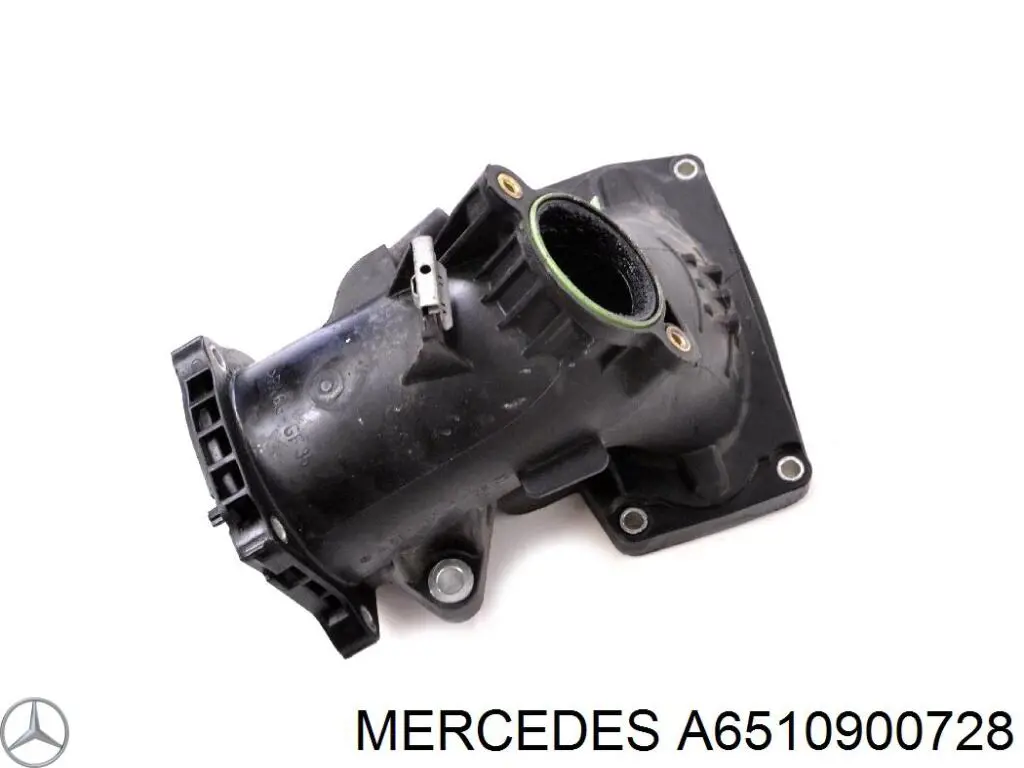 A6510900728 Mercedes Cano derivado de ar, da válvula de borboleta