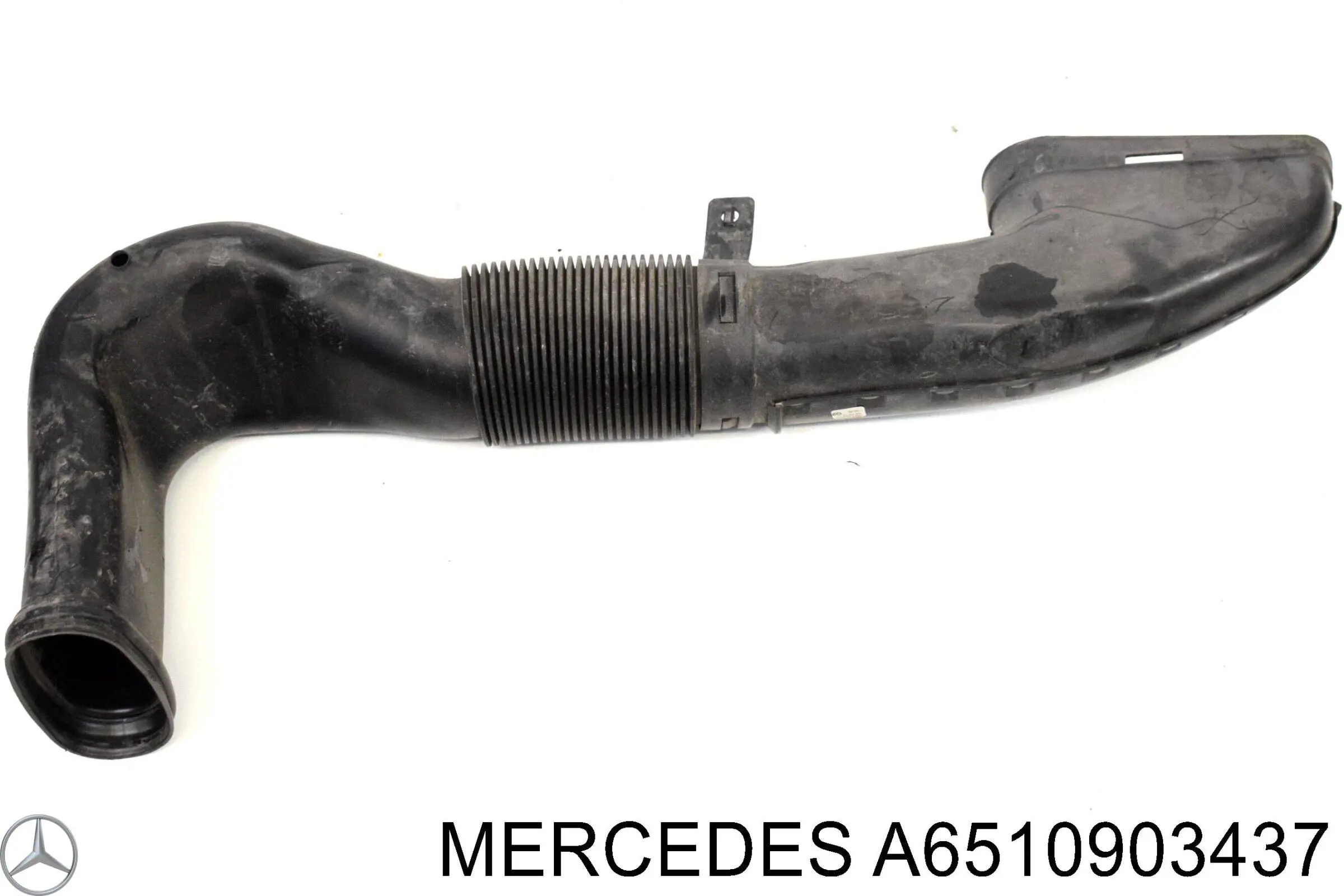 A6510903437 Mercedes Cano derivado de ar, entrada de filtro de ar