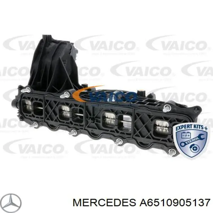 A6510905137 Mercedes Tubo coletor de admissão