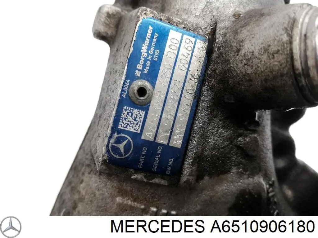 Turbina Mercedes A6510906180 preço, a partir de 308,62 USD