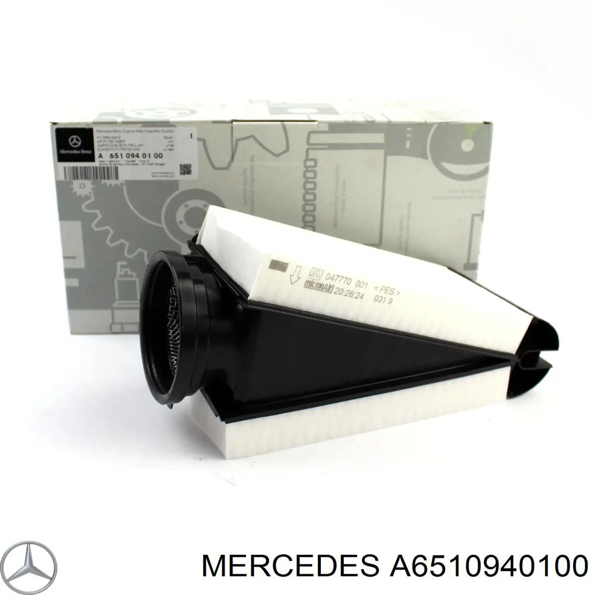 A6510940100 Mercedes Filtro de ar