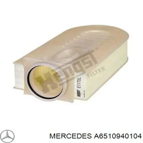 Filtro de ar Mercedes A6510940104 preço, a partir de 25,77 USD