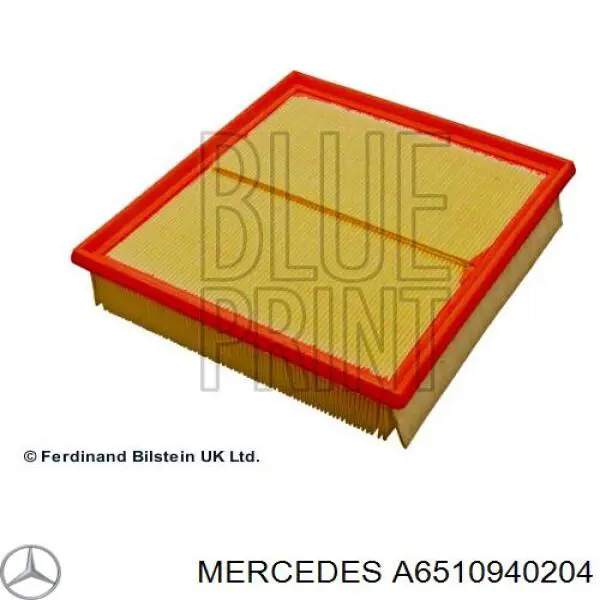 A6510940204 Mercedes Filtro de ar
