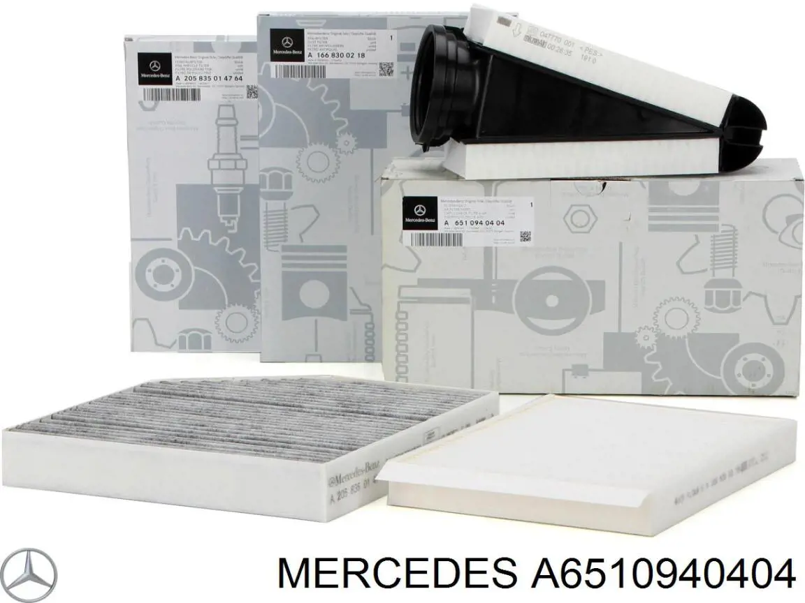 Filtro de ar Mercedes A6510940404 preço, a partir de 39,07 USD