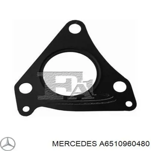 A6510960480 Mercedes Vedante de tubo de admissão do silenciador