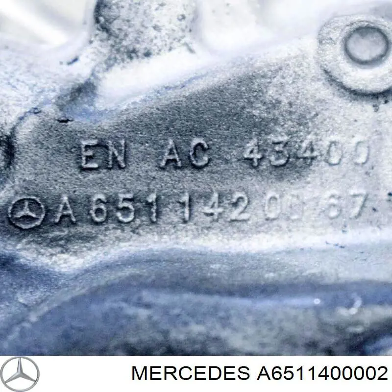 Válvula segura EGR, de recirculação dos gases A6511400002 Mercedes