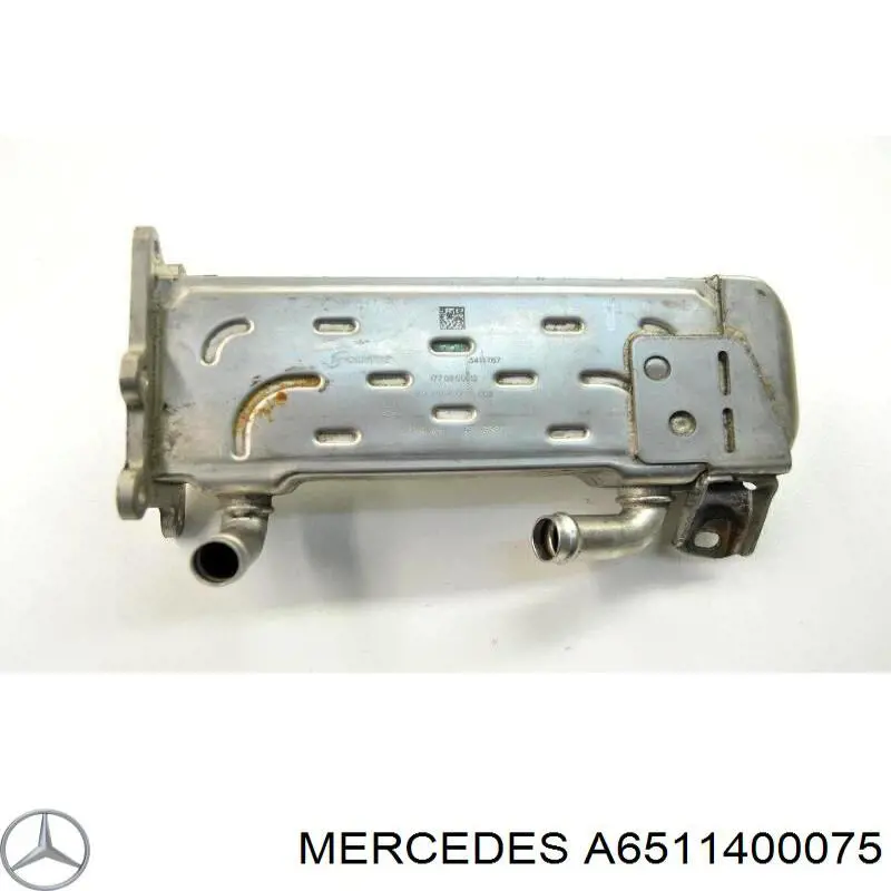 A6511400075 Mercedes Radiador do sistema EGR de recirculação dos gases de escape