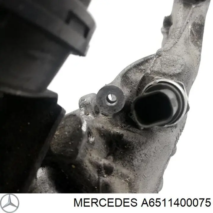Compre A6511400075 Mercedes Radiador do sistema EGR de recirculação dos gases de escape
