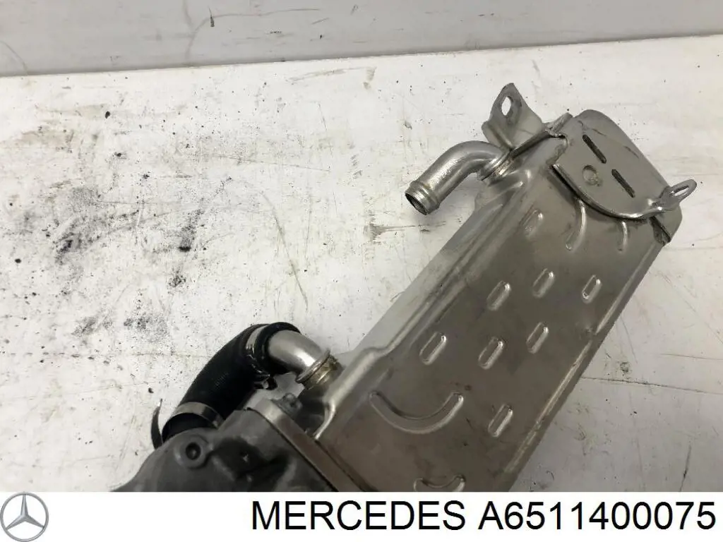 A6511400075 Mercedes Radiador do sistema EGR de recirculação dos gases de escape