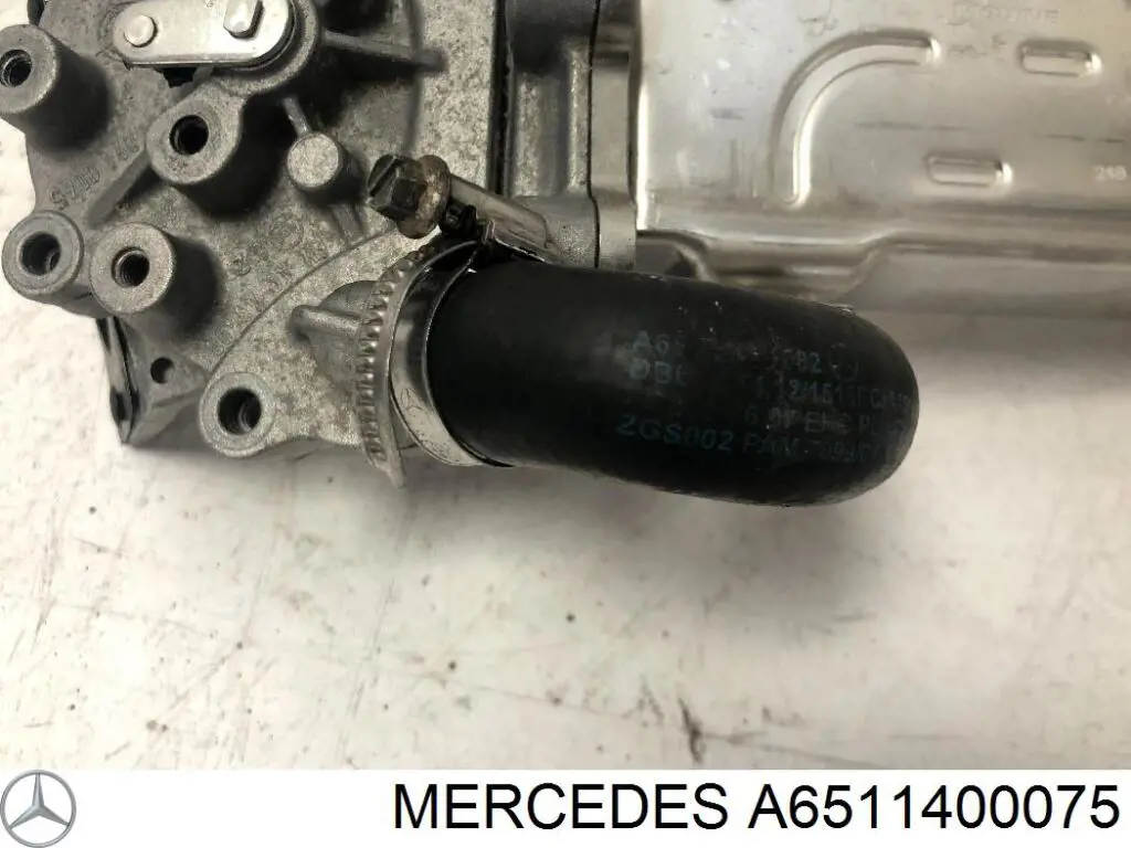 Compre 6511400075 Mercedes Radiador do sistema EGR de recirculação dos gases de escape