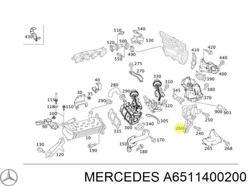 A6511400200 Mercedes 